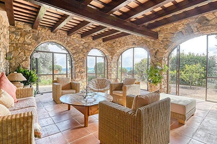 Bauernhaus 6 Schlafzimmer mit Garten auf Mont-ras - Vermietung Jahreszeit