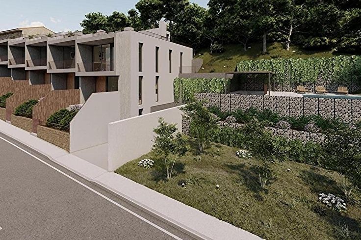 Reihenhaus 3 Schlafzimmer mit Schwimmbad und Meerblick auf Begur - Kaufen - verkaufen