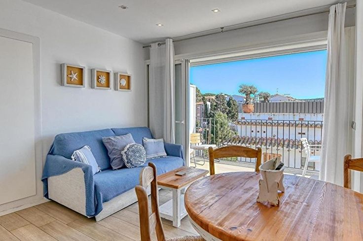 Penthouse 1 Schlafzimmer mit Meerblick, Klimaanlage und Wifi auf Calella de Palafrugell - Vermietung Urlaub - Tourist