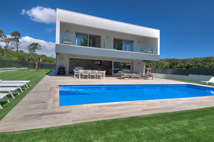 Chalet 4 Schlafzimmer mit Schwimmbad, Parken und Garten auf Calella de Palafrugell - Vermietung Jahreszeit