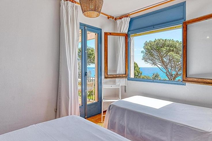 Wohnung 2 Schlafzimmer mit Meerblick, Wifi und Garten auf Calella de Palafrugell - Vermietung Urlaub - Tourist
