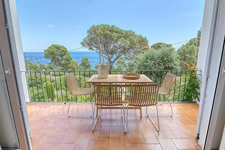 Wohnung 1 Schlafzimmer mit Meerblick, Wifi und Garten auf Calella de Palafrugell - Vermietung Urlaub - Tourist