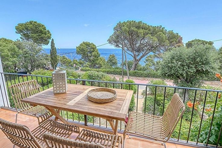 Wohnung 1 Schlafzimmer mit Meerblick, Wifi und Garten auf Calella de Palafrugell - Vermietung Urlaub - Tourist