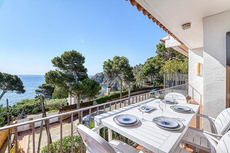 Wohnung 2 Schlafzimmer mit Meerblick, Wifi und Parken auf Calella de Palafrugell - Vermietung Urlaub - Tourist