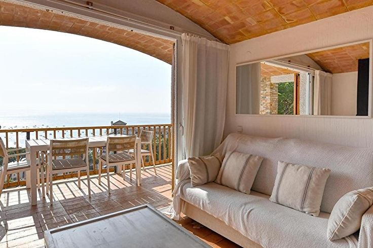 Wohnung 2 Schlafzimmer mit Schwimmbad, Meerblick, Wifi, Parken und Garten auf Tamariu - Vermietung Urlaub - Tourist