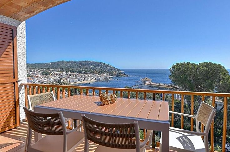 Wohnung 2 Schlafzimmer mit Schwimmbad, Meerblick, Wifi, Parken und Garten auf Calella de Palafrugell - Vermietung Urlaub - Tourist