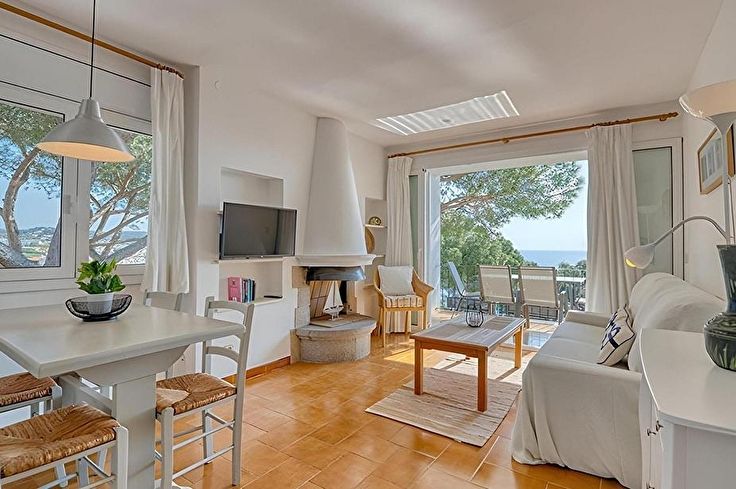 Wohnung 1 Schlafzimmer mit Meerblick, Wifi, Parken und Garten auf Calella de Palafrugell - Vermietung Urlaub - Tourist