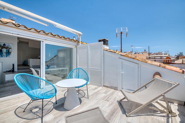 Wohnung 1 Schlafzimmer mit Meerblick, Wifi und Parken auf Calella de Palafrugell - Vermietung Urlaub - Tourist