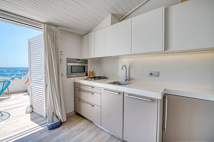 Wohnung 1 Schlafzimmer mit Meerblick, Wifi und Parken auf Calella de Palafrugell - Vermietung Urlaub - Tourist